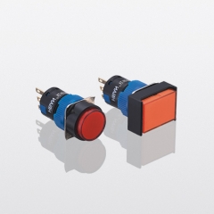 16mm Rundschalter LED Anzeigen Druckknopf 5 Pins IP65
